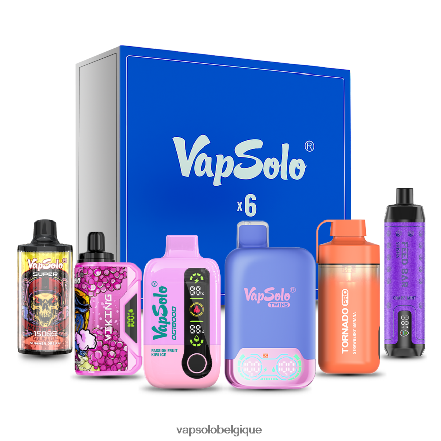 VapSolo Puff - VapSolo coffret surprise Z6NF4425 saveurs aléatoires