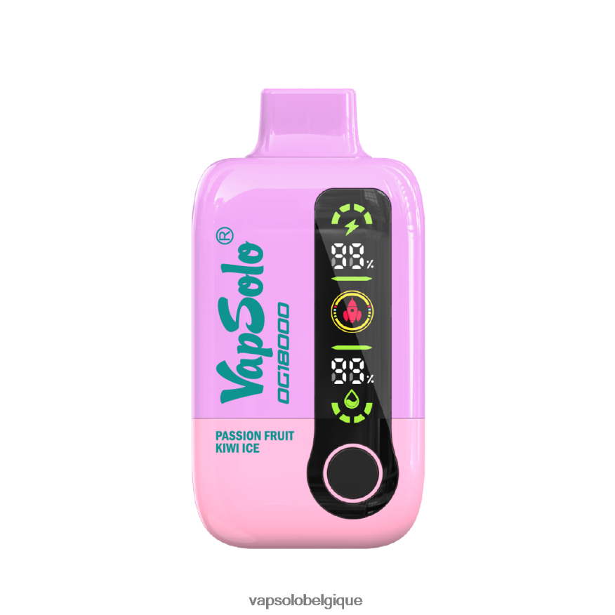 VapSolo Avis - VapSolo DG18000 vape jetable Z6NF4452 glace au kiwi aux fruits de la passion