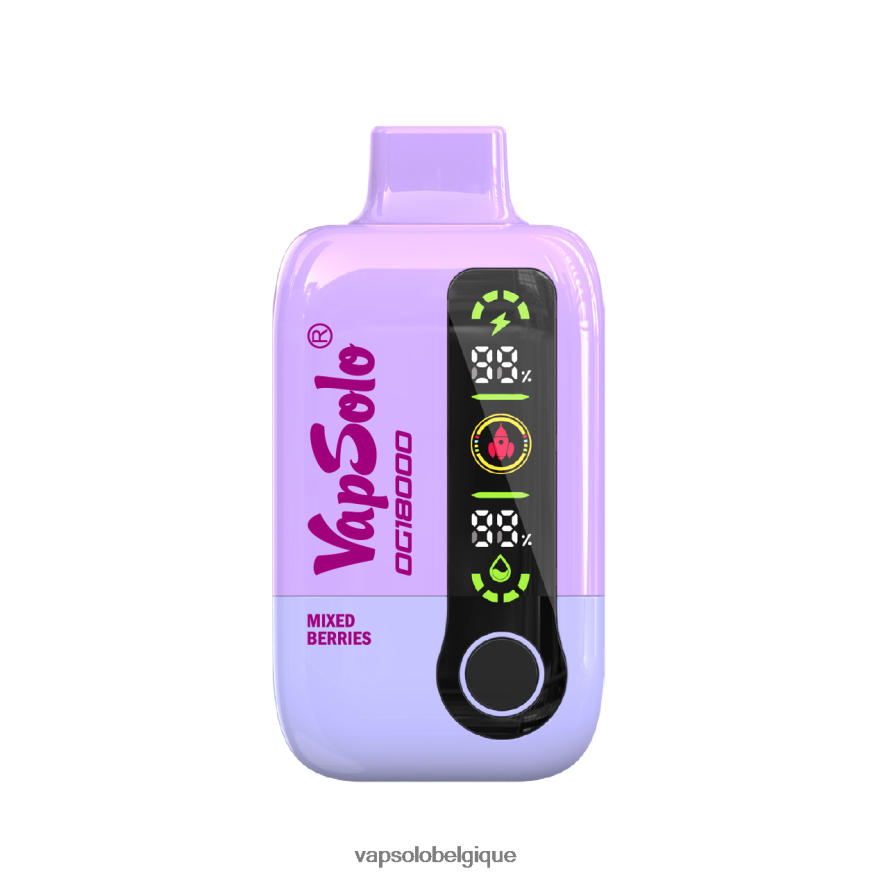 VapSolo Belgique - VapSolo DG18000 vape jetable Z6NF4451 baies mélangées