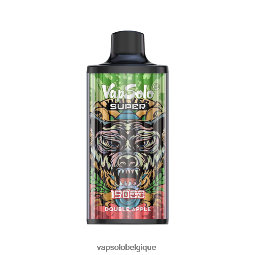 VapSolo Avis - VapSolo SUPER vape jetable Z6NF4417 double pomme
