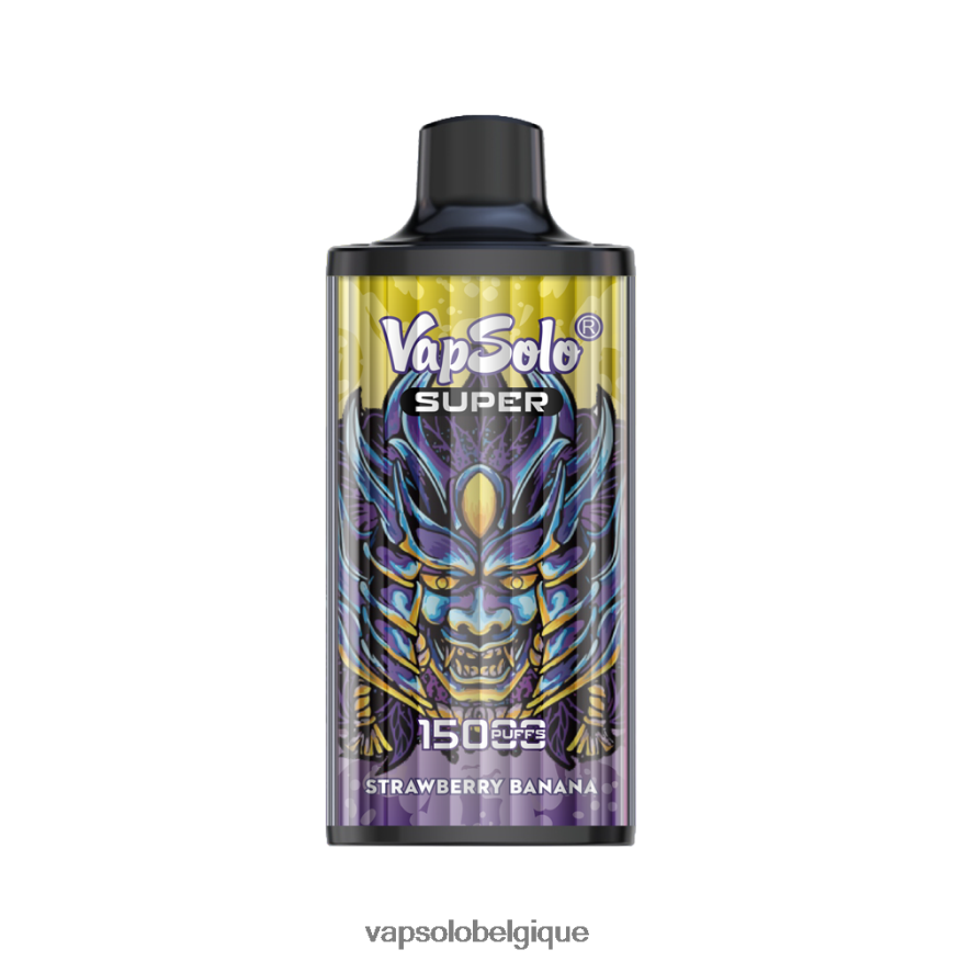 VapSolo Avis - VapSolo SUPER vape jetable Z6NF4422 fraise banane