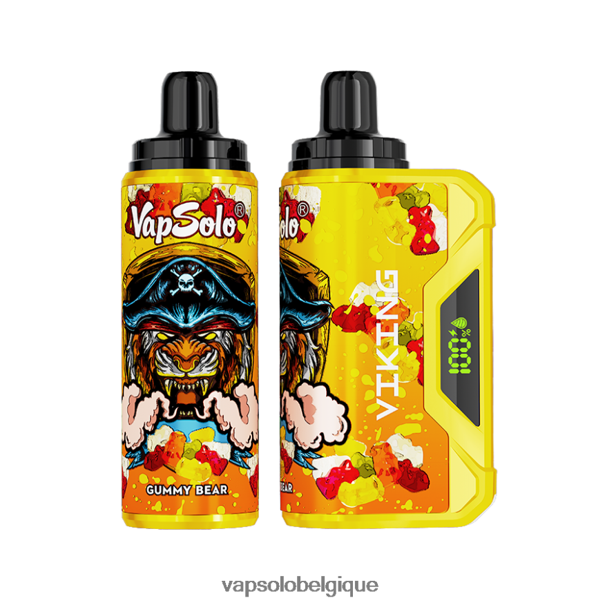 Puff VapSolo - VapSolo VIKING vape jetable Z6NF4439 ours gommeux