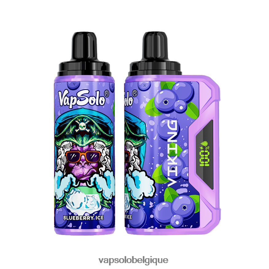 VapSolo Belgique - VapSolo VIKING vape jetable Z6NF4436 myrtille
