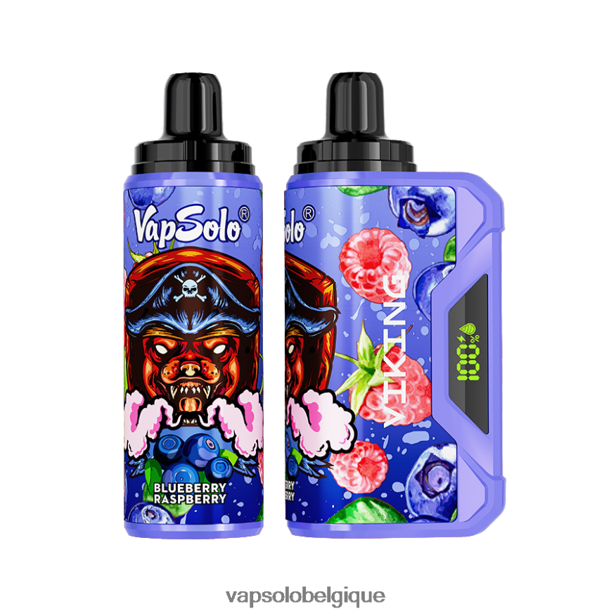 VapSolo Prix - VapSolo VIKING vape jetable Z6NF4438 myrtille framboise