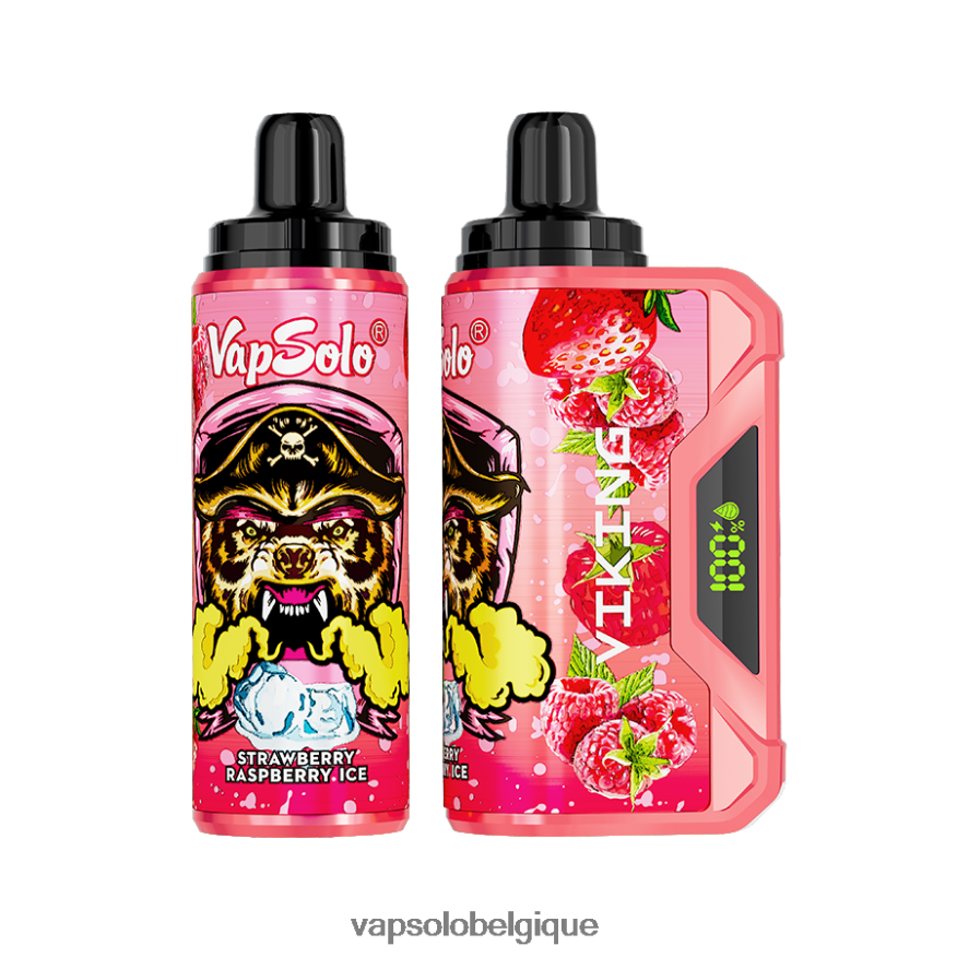 VapSolo Puff - VapSolo VIKING vape jetable Z6NF4445 glace fraise framboise